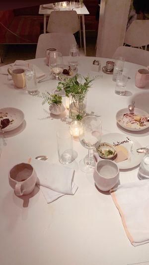 Table at abcV in New York City