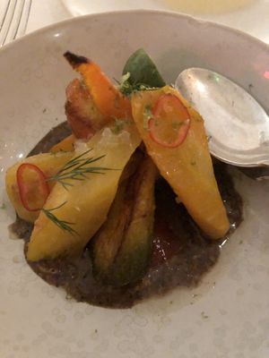 The market carrots at abcV in New York City