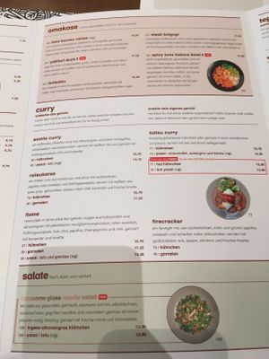 Menu at Wagamama - Designed Outlet in Roermond