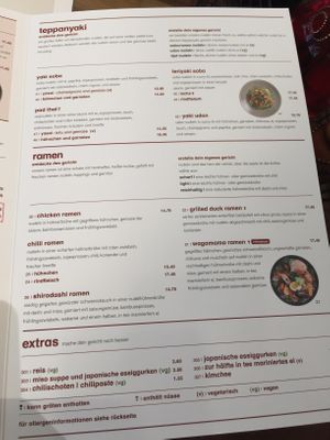 Menu at Wagamama - Designed Outlet in Roermond