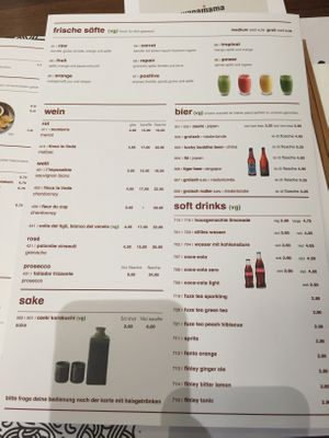 Menu at Wagamama - Designed Outlet in Roermond