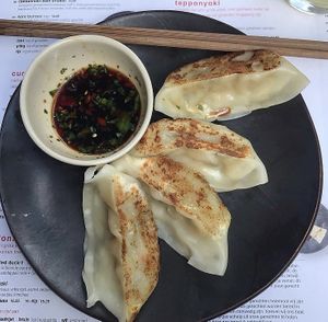 Vegetable gyoza at Wagamama - Designed Outlet in Roermond