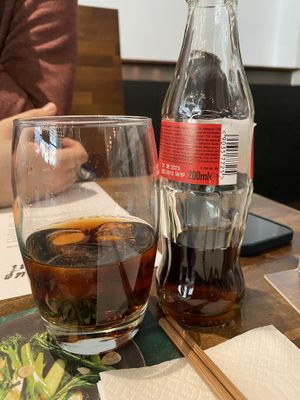 200 ml for 3,5€. Pricey!   at Wagamama - Designed Outlet in Roermond