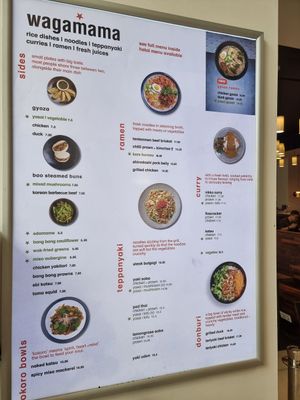Menu at Wagamama - Designed Outlet in Roermond