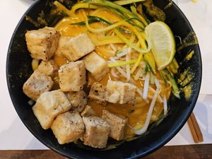 kare lomen tofu (#38) at Wagamama - Designed Outlet in Roermond