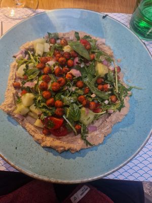 Silky chickpeas at Marco Polo in Dubrovnik