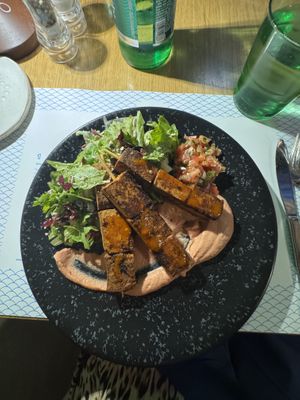 Smoked tofu  at Marco Polo in Dubrovnik