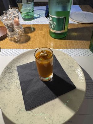 Vegetable soupp  at Marco Polo in Dubrovnik