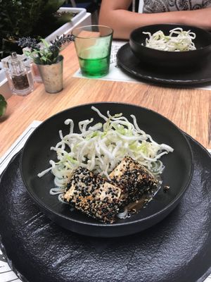 Tofu aux graines de sésame at Marco Polo in Dubrovnik