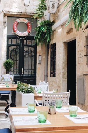 Outdoor Seating 🌱 at Marco Polo in Dubrovnik
