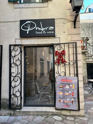   at Ombra Restaurant in Kotor