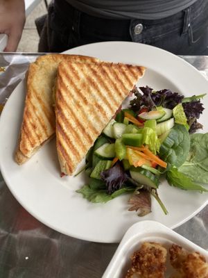 Cheeze & Rasher Toastie  at The Retreat Animal Rescue Farm Sanctuary and Cafe in Ashford