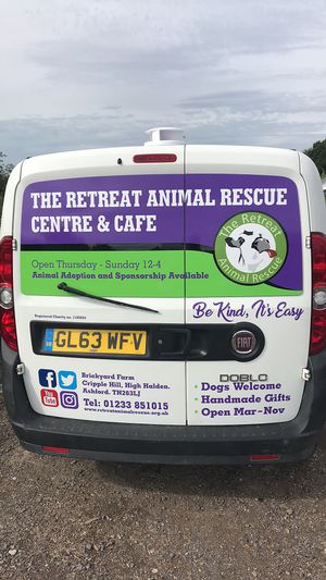 A vegans dream ❤️❤️❤️ at The Retreat Animal Rescue Farm Sanctuary and Cafe in Ashford