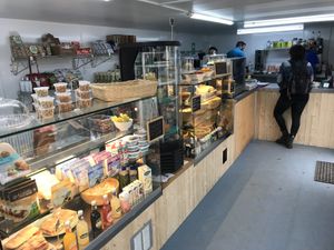 Inside cafe at The Retreat Animal Rescue Farm Sanctuary and Cafe in Ashford