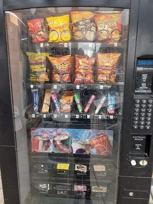 Vegan vending machine!!!! at The Retreat Animal Rescue Farm Sanctuary and Cafe in Ashford