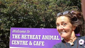 A road trip  at The Retreat Animal Rescue Farm Sanctuary and Cafe in Ashford