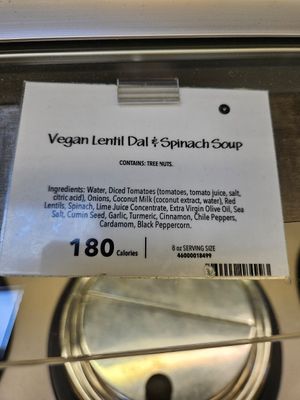 Vegan soup recipe at Whole Foods Market in Allentown