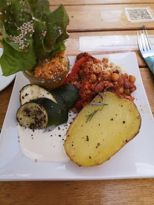 Lunch time at Dreizehn in der Muehle in Augsburg