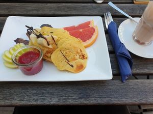 Pancakes at Dreizehn in der Muehle in Augsburg