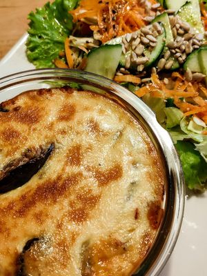 Moussaka at Dreizehn in der Muehle in Augsburg