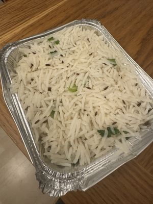 Jeera rice   at The Khukuri Restaurant in Edinburgh