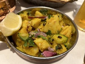 Aloo ka Achar  at The Khukuri Restaurant in Edinburgh