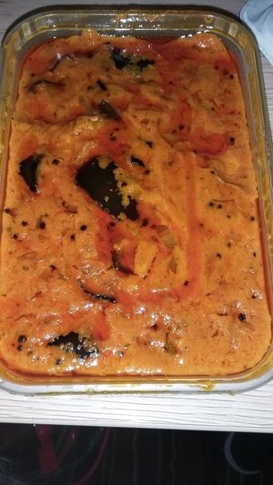 Bhanta Tarkari (takeaway pics don't do the dish justice) at The Khukuri Restaurant in Edinburgh