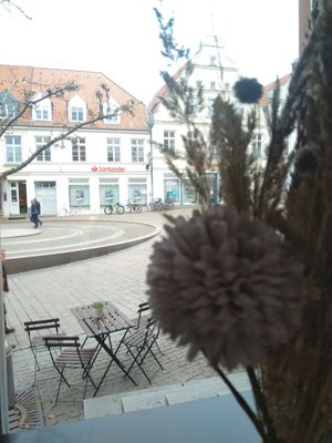 From the window :) at Coney 1871 - Kiosk in Wismar