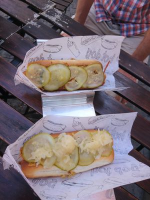 Vegan New Yorker, Dänisch Curry at Coney 1871 - Kiosk in Wismar
