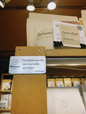 There are so many warm hearted quotes in this place🙏 at Madal Food in Budapest