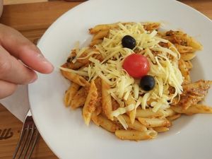 pasta  at Madal Food in Budapest
