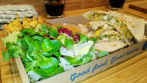 Vegan Quesadilla at Madal Food in Budapest