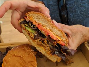 Burger at Madal Food in Budapest