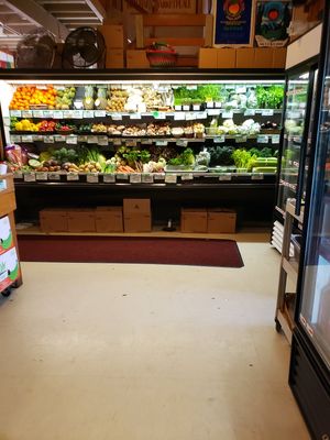 Veggie section at Red Barn Natural Grocery in Eugene
