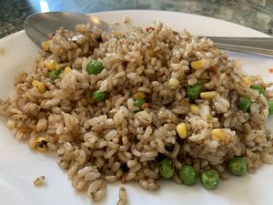 Rice  at Jyun Kang Vegetarian Restaurant in Ukiah