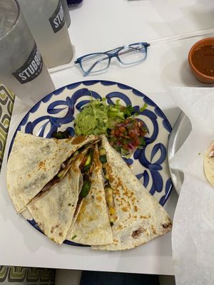 Black Bean And Spinach Quesadilla at Taco Ocho in Frisco