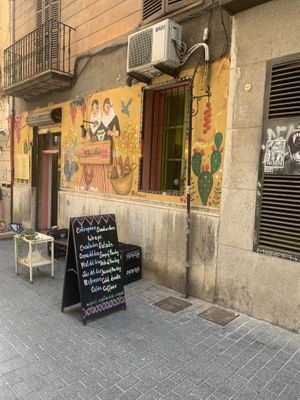 The outside of the store  at Es Badulake in Mallorca