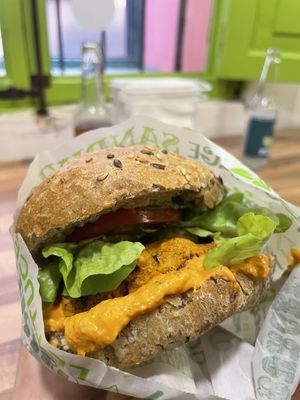 Burger  at Es Badulake in Mallorca