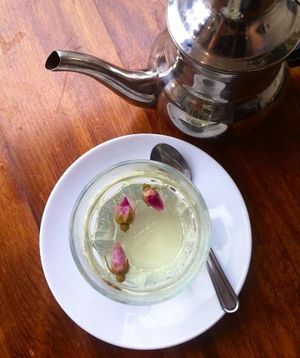 For the ladies. We have rose puerh tea. 
Health tea for all ages and for anytime of the day. Grab a dry mix in a cup before work and for work (cheaper). After work it's a great time to take tea (me time) before home.  at The Coffee Lover's Cafe in South West London