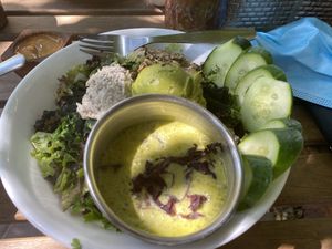 Green goddess salad  at ChocolaTree Organic Oasis in Sedona