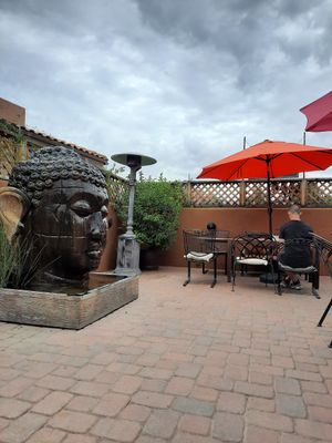 Courtyard at ChocolaTree Organic Oasis in Sedona