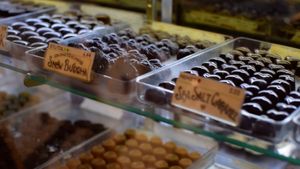 chocolates at ChocolaTree Organic Oasis in Sedona