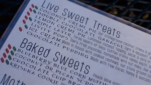 menu at ChocolaTree Organic Oasis in Sedona