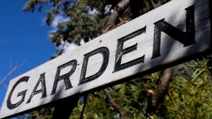 garden sign at ChocolaTree Organic Oasis in Sedona