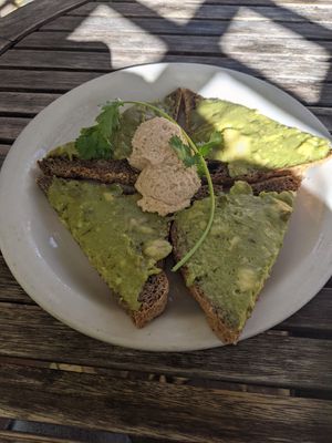 Avocado Toast at ChocolaTree Organic Oasis in Sedona