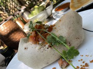 Stuffed burrito  at ChocolaTree Organic Oasis in Sedona