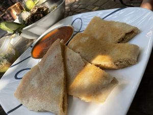 Quesadilla  at ChocolaTree Organic Oasis in Sedona