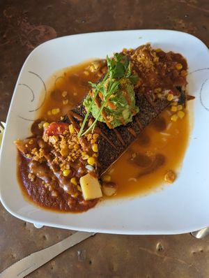 Sedona enchilada at ChocolaTree Organic Oasis in Sedona