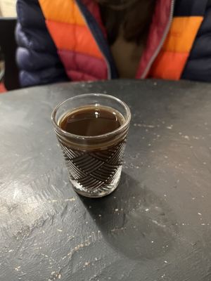 Ayurvedic shot  at ChocolaTree Organic Oasis in Sedona