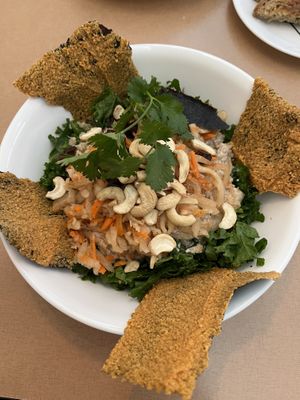 Thai bowl (served cold, 3.5/5)  at ChocolaTree Organic Oasis in Sedona